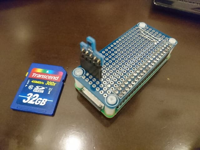 HDC1000を載せたRaspberry Pi Zero W